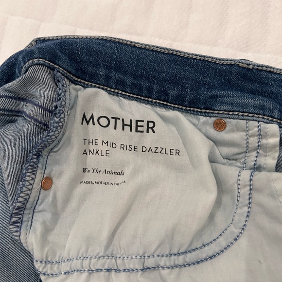 Mother Mid Rise Dazzler Andkle - Picture 4 of 7